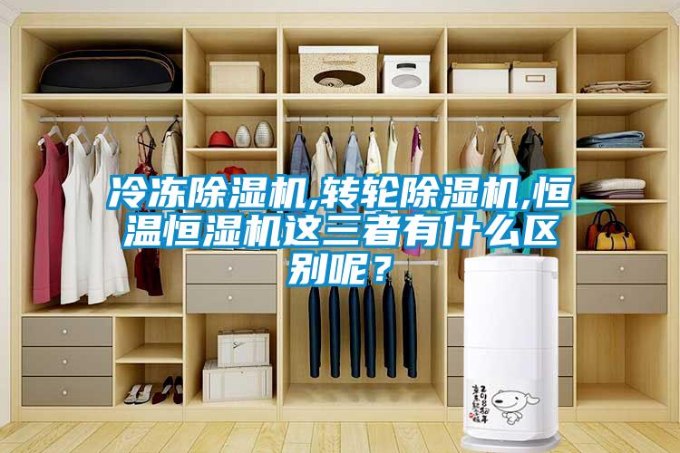 冷凍除濕機,轉輪除濕機,恒溫恒濕機這三者有什么區(qū)別呢？