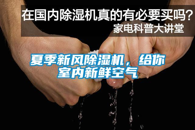 夏季新風除濕機，給你室內新鮮空氣