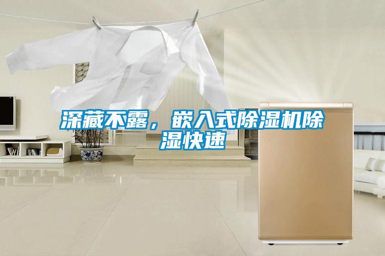 深藏不露，嵌入式除濕機除濕快速