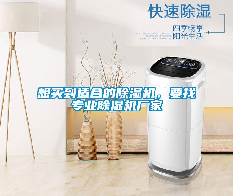 想買到適合的除濕機，要找專業除濕機廠家
