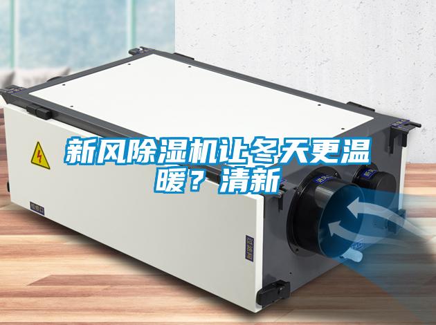 新風(fēng)除濕機讓冬天更溫暖？清新