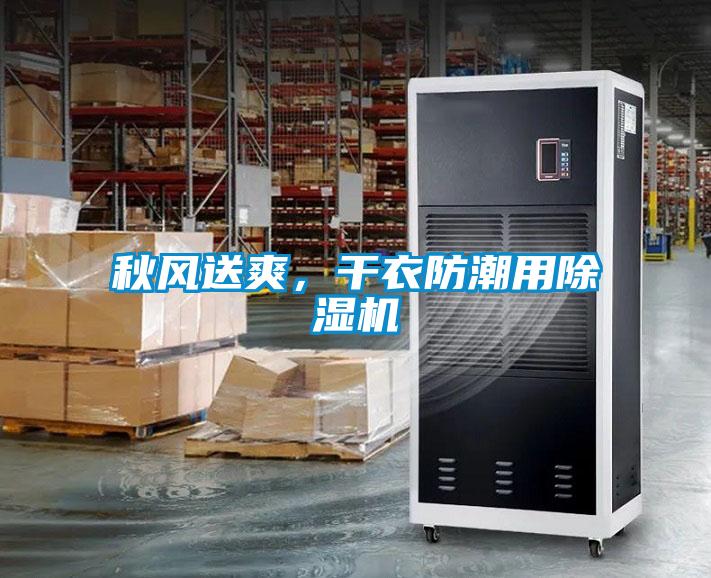 秋風送爽，干衣防潮用除濕機