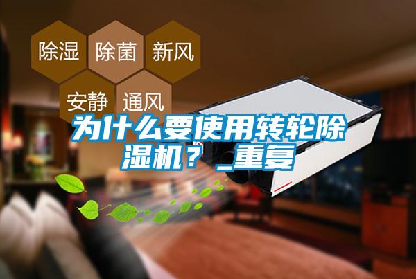 為什么要使用轉(zhuǎn)輪除濕機？_重復