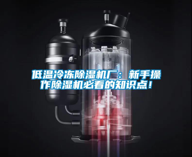 低溫冷凍除濕機廠：新手操作除濕機必看的知識點！