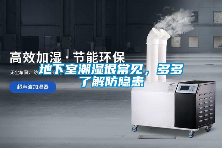 地下室潮濕很常見，多多了解防隱患