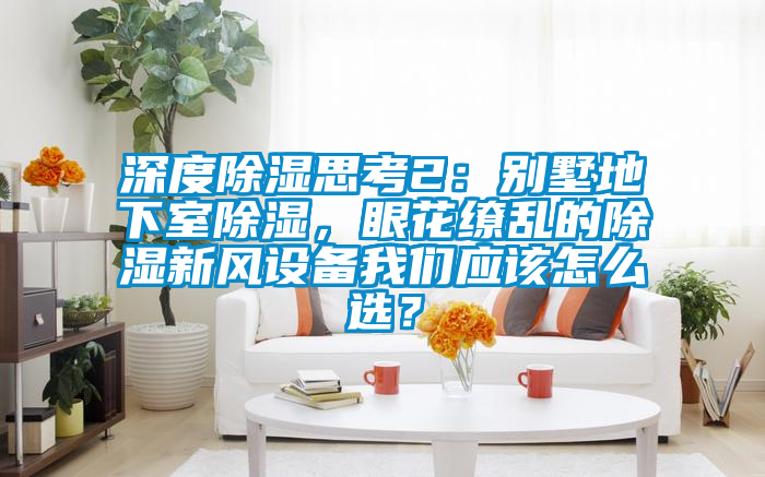 深度除濕思考2：別墅地下室除濕，眼花繚亂的除濕新風(fēng)設(shè)備我們應(yīng)該怎么選？