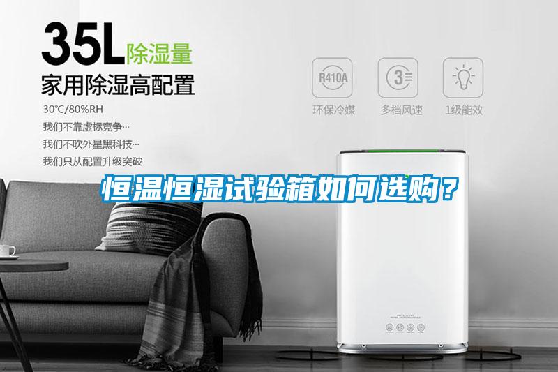 恒溫恒濕試驗(yàn)箱如何選購？