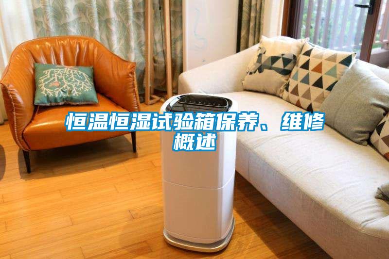 恒溫恒濕試驗箱保養(yǎng)、維修概述