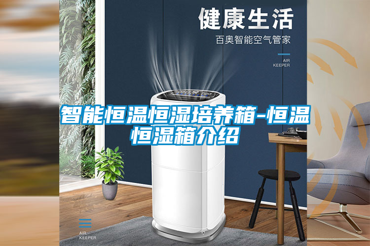 智能恒溫恒濕培養箱-恒溫恒濕箱介紹