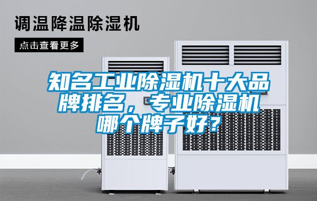 知名工業除濕機十大品牌排名，專業除濕機哪個牌子好？
